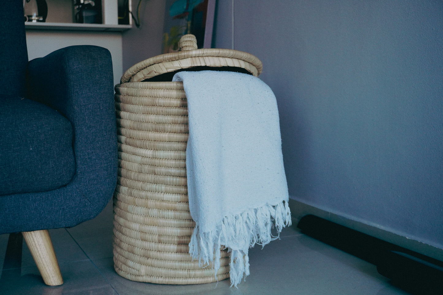 Hand Woven Laundry Basket